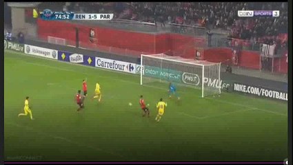Kylian Mbappe Goal - Stade Rennais 1-6 Paris St. Germain 07-01-2018