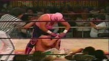 Villano III, Dos Caras & Enrique Vera vs Chris Benoit 
