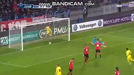Rennes 1-6 PSG Résumé vidéo buts - Coupe de France