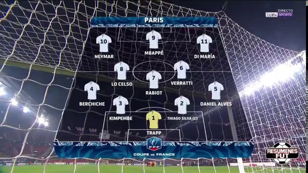 Rennes 1-6 PSG - Extended highlights - 07.01.2018 ᴴᴰ