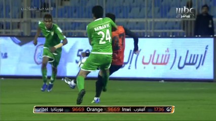 هتان باهبري رجل مباراة الشباب ونجران