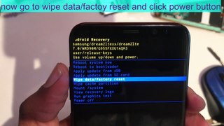How to Hard reset Samsung Galaxy S8 / S8+ | remove user code from samsung s8 / s8+