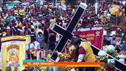 Panayam ng Bagong Pilipinas kay Fr. Jess Manabat kaugnay ng mga deboto ng Itim na Nazareno