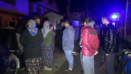 Yangında feci şekilde can verdi