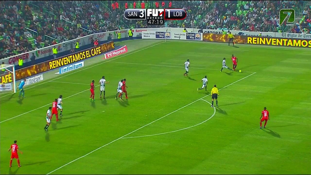Gabriel Jhon Cortez Goal - SANTOS VS LOBOS BUAP 3-2