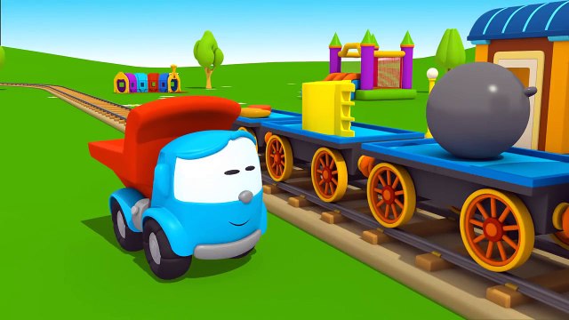 Leo the truck Full Episodes #5 Leo truck cartoon & car cartoon. Kids cartoons full episodes