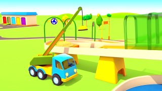 Helper cars #6. Car cartoons for children. Trucks for children repair the roa