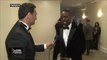 Golden Globes 2018 - Sterling K. Brown réagit après avoir reçu le Golden Globe du Meilleur acteur dans une série dramatique (This is us) : 