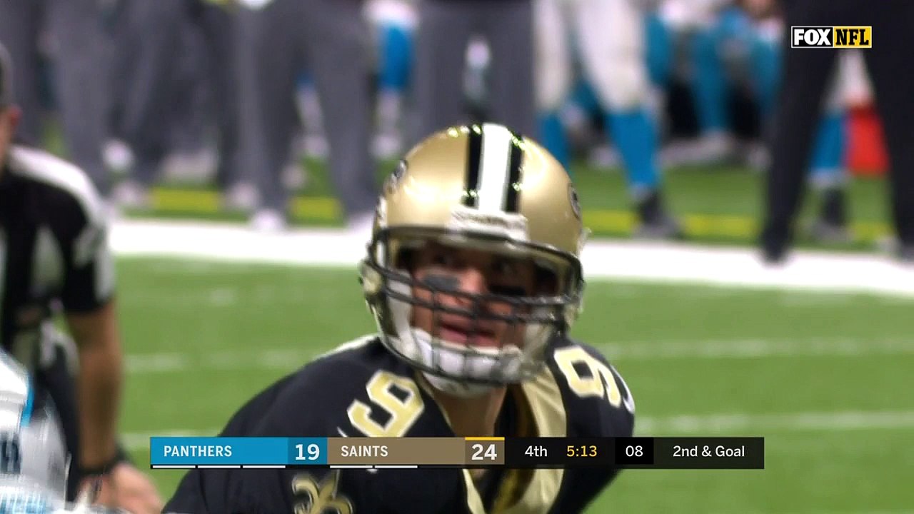 New Orleans Saints running back Alvin Kamara caps off Saints' drive with 2-yard TD march