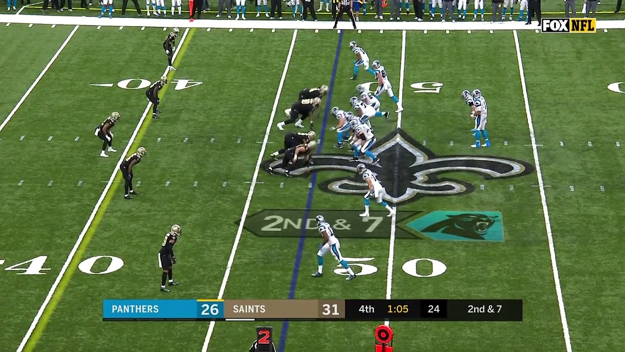 Carolina Panthers wide receiver Kaelin Clay makes EPIC toe-tap catch for huge 21-yard gain