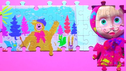 MASHA and the BEAR Puzzle Games Kids Toys Rompec