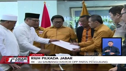 Ridwan Kamil Pilih UU Ruzhanul Ulum Sebagai Cawagub di Pilkada 2018