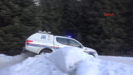 Bursa Uludağ da Doğa Yürüyüşüne Çıkan 5 Kişi Mahsur Ek