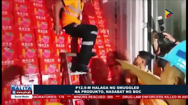 P12.9-M halaga ng smuggled na produkto, nasabat ng BOC