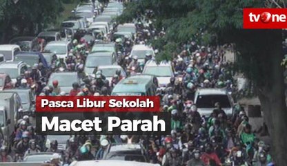 Hari Pertama Sekolah, Kawasan Jalan Kasablanka Macet Parah