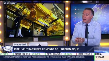 Frédéric Simottel: Intel veut rassurer le monde de l'informatique - 08/01