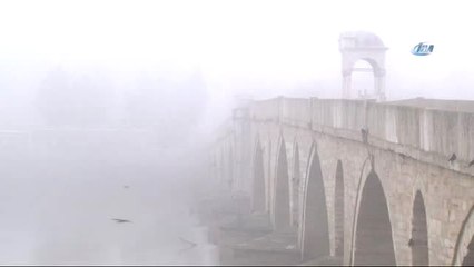 Edirne'de Sis Görüş Mesafesini 30 Metreye Düştü