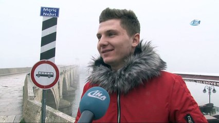 Edirne’de sis görüş mesafesini 30 metreye düştü