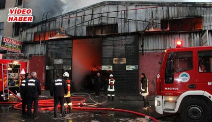 (8 Ocak 2018) YATAK VE BAZA İMALATHANESİ YANDI