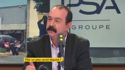Philippe Martinez, secrétaire général de la CGT, accuse PSA de vouloir "transformer les CDI en précaires"