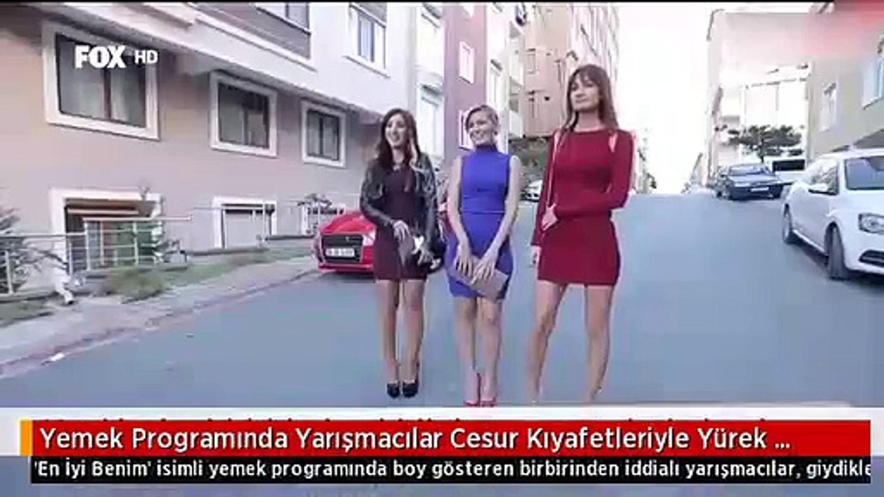 Moda şovu gibi yemek programı!