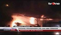 Gudang Penyimpanan Elpiji dan BBM di Takengon Terbakar Ludes