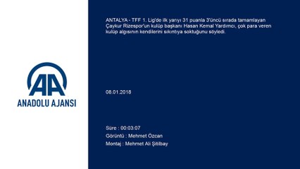 'Çok para veren kulüp imajı bizi üzüyor' - ANTALYA