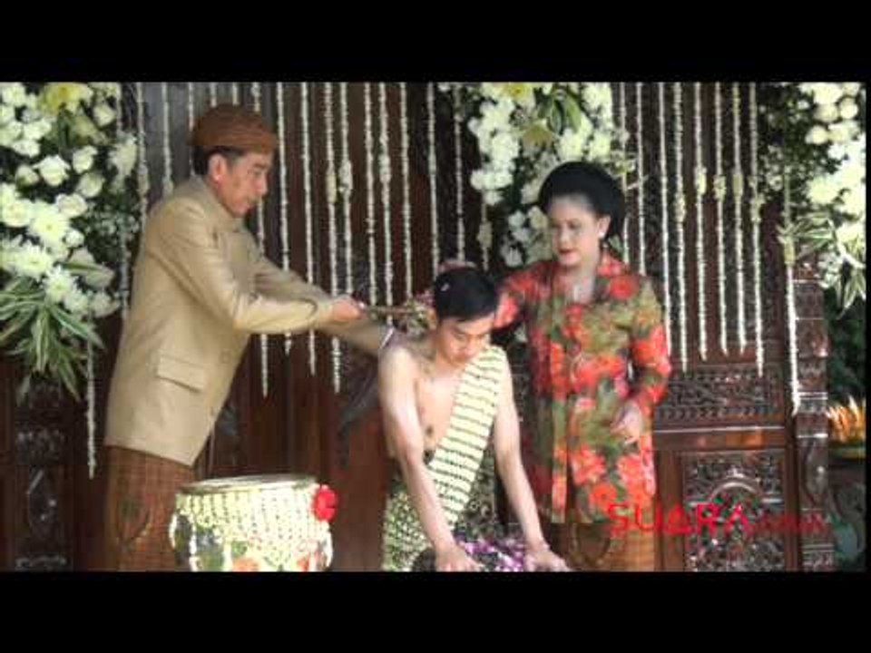 Begini Prosesi Siraman Gibran Rakabuming Raka