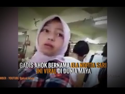 HEBOH! GADIS AHOK DIUJI PEDAGANG UCAPAKAN SYAHADAT