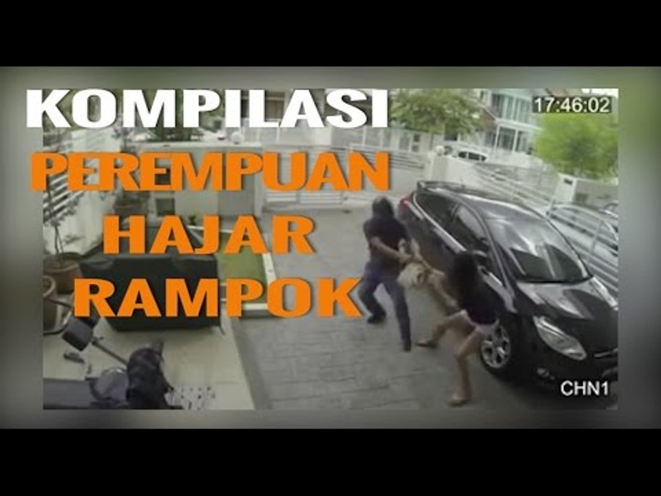 NGGAK NYANGKA! RAMPOK BABAK BELUR DIHAJAR PEREMPUAN INI