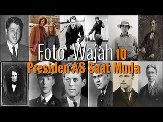Foto  Wajah 10 Presiden AS Saat Muda