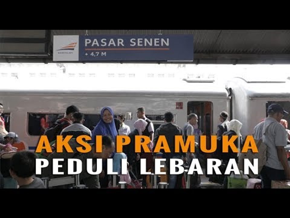 Keren, Aksi Pramuka Peduli Lebaran!