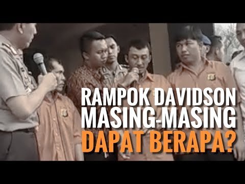 RAMPOK DAVIDSON MASING-MASING DAPAT BERAPA?
