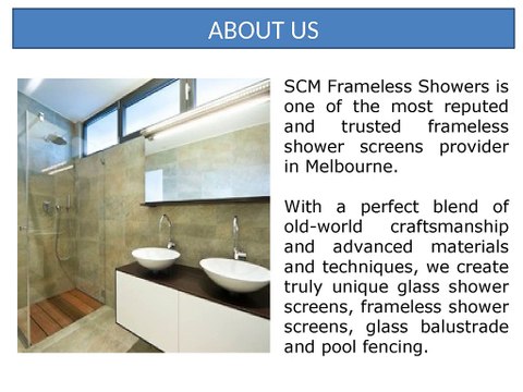 Frameless Shower Screens