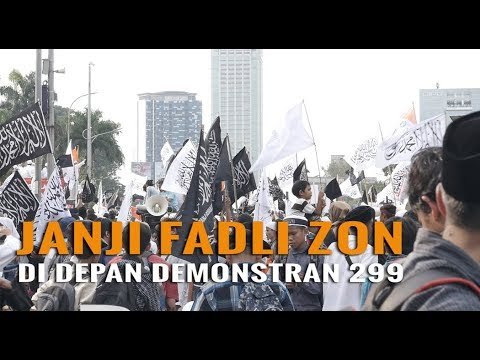 Ini Janji Fadli Zon di Hadapan Ribuan Demonstran 299, Apa Janjinya?