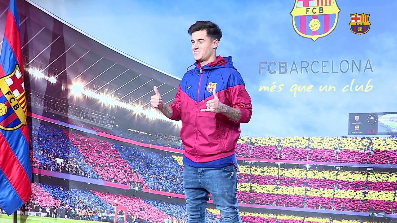 Philippe Coutinho: "Es un sueño estar aquí"