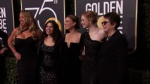 Le tapis rouge des Golden Globes tout vêtu de noir