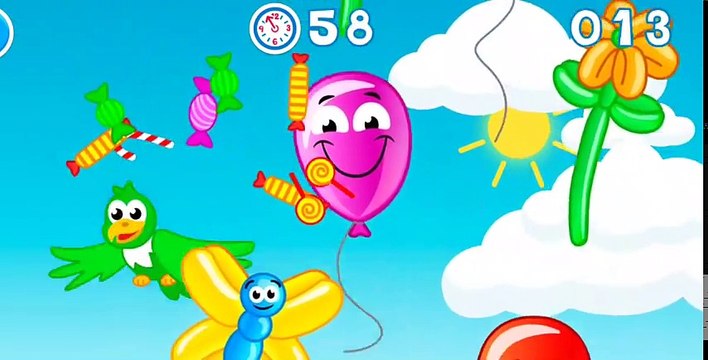 Bebek bakımı oyunu eğlenceli çocuk filmi öğretici okul öncesi video balon patlatma