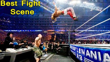 जॉन सीना बनाम शॉन माइकल्स हाइलाइट्स - रेसलमेनिया !
