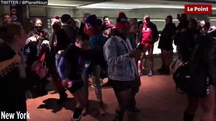 Sans pantalon dans le métro : quand les voyageurs font tomber le bas !