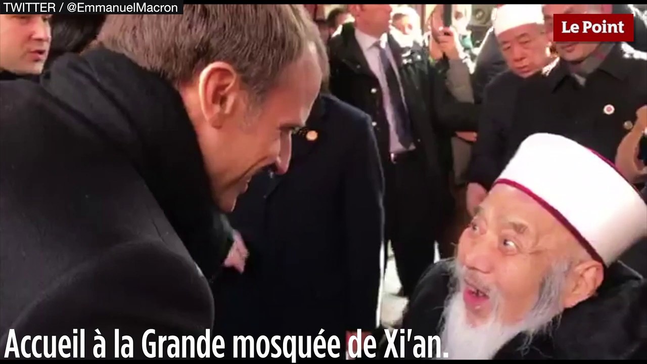 Emmanuel Macron en visite en Chine