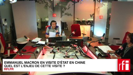 Emmanuel Macron en visite d'Etat en Chine