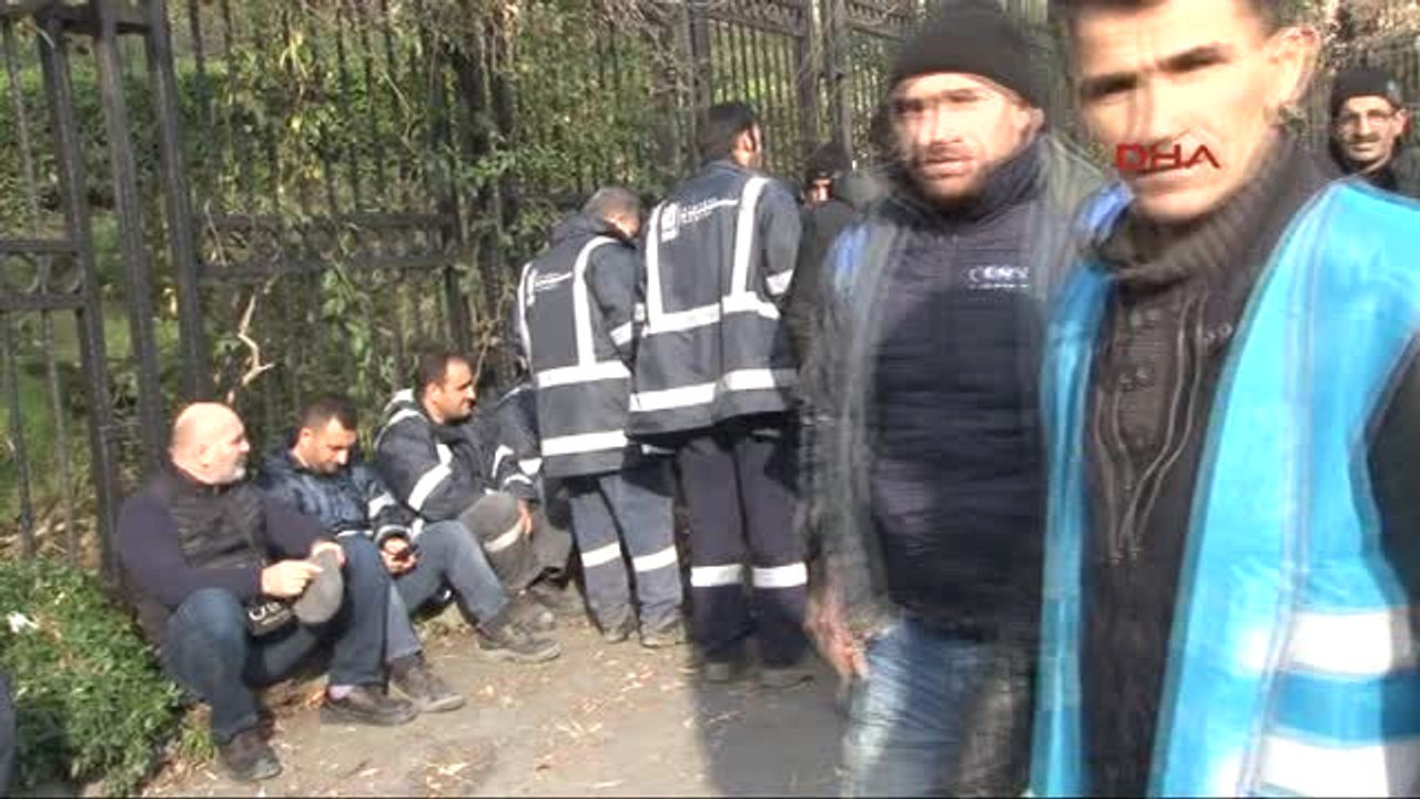 İSKİ Önünde "Taşeron" Eylemi