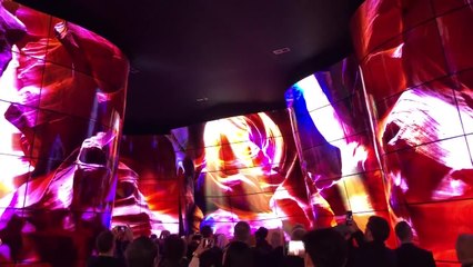 LG's TV Canyon at CES