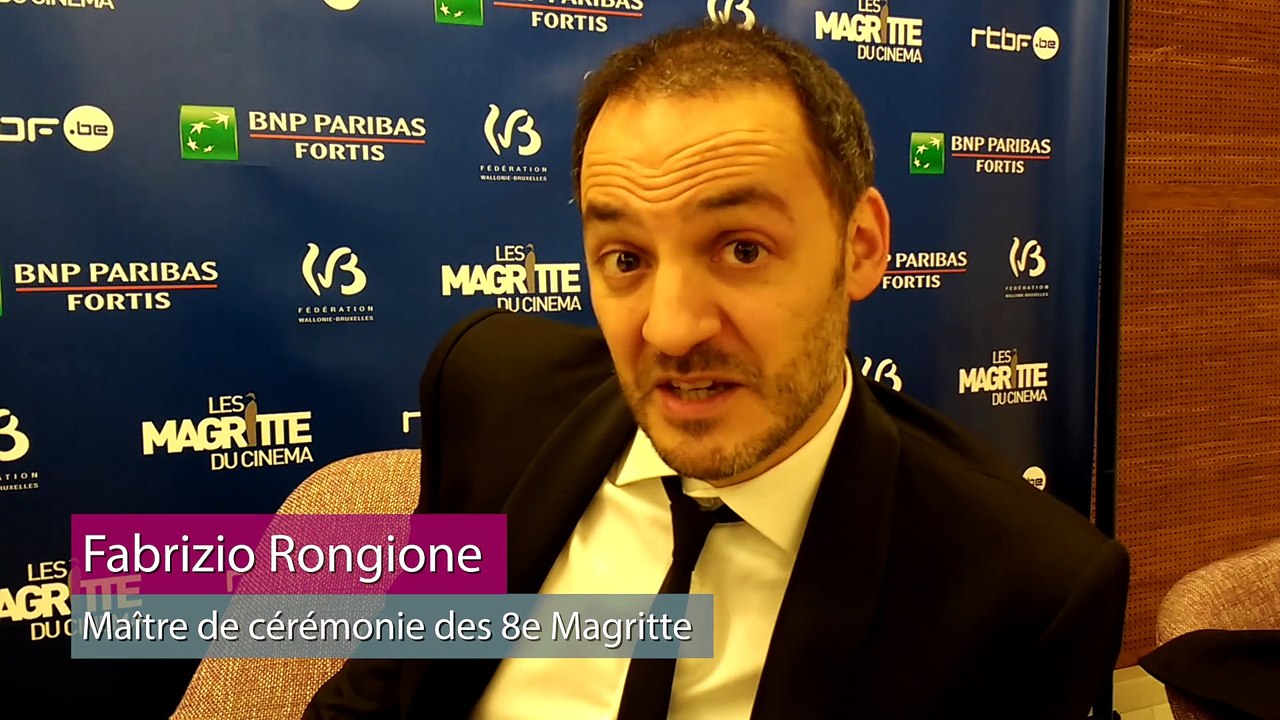 Interview de Fabrizio Rongione, maître de cérémonie des 8e Magritte