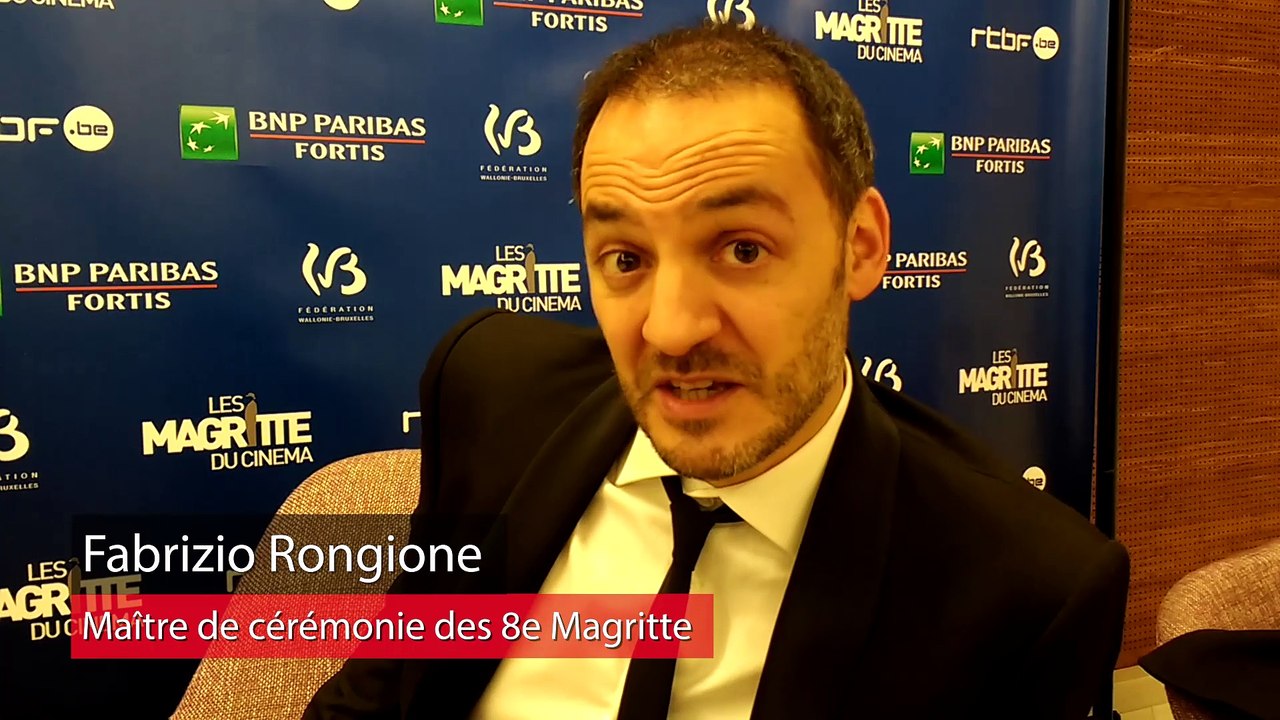 Interview de Fabrizio Rongione, maître de cérémonie des 8e Magritte