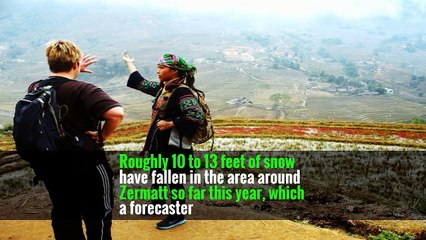 13,000 Tourists Stranded in a Swiss Ski Resort for 2 Days