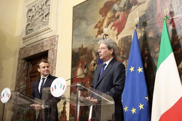 Déclaration conjointe d'Emmanuel Macron et de Paolo Gentiloni à Rome