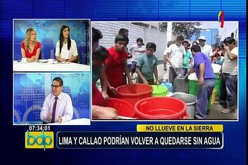 ¿Lima y Callao podrían volver a quedarse si agua?, especialistas opinan al respecto