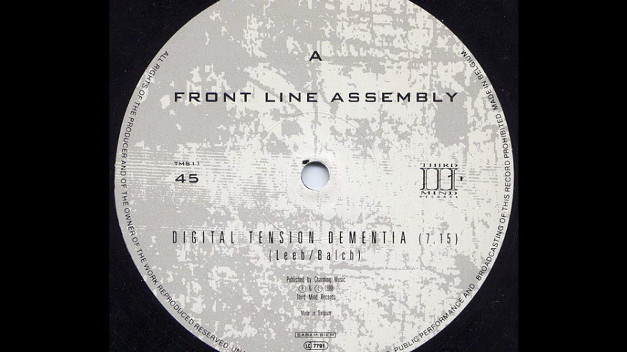 Front Line Assembly - Digital Tension Dementia (A)